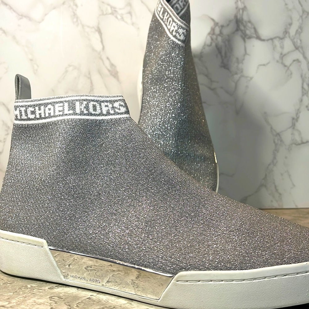 Michael Michael Kors metallic sock boots